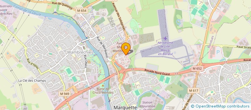 localisation de l'entreprise ARCINVEST20  WAMBRECHIES