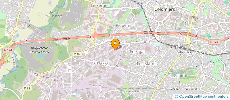 localisation de l'entreprise ARCIS INGENIERIE à COLOMIERS