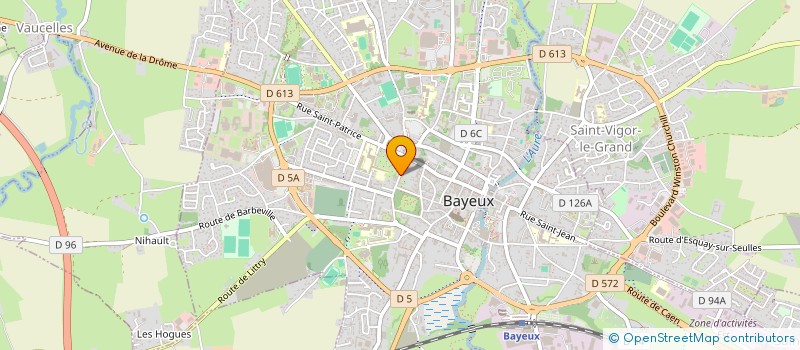 localisation de l'entreprise ARCISSE 4749  BAYEUX