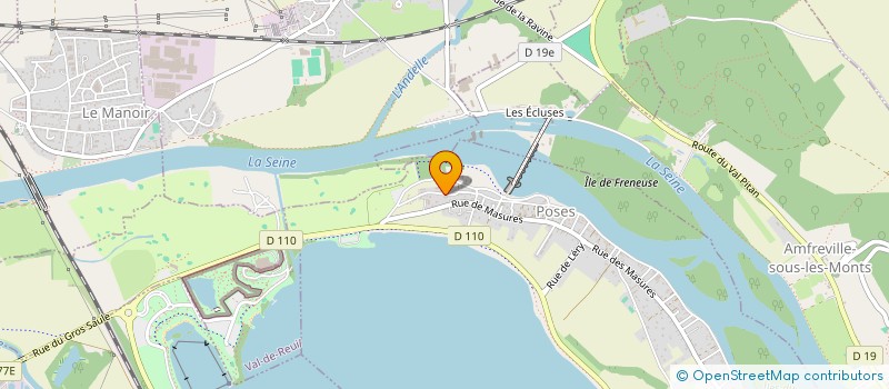 localisation de l'entreprise ARCKANE  POSES