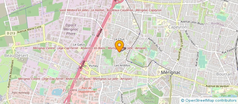 localisation de l'entreprise ARCLA à ARCACHON