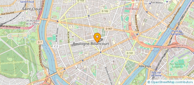 localisation de l'entreprise ARCLARES à BOULOGNE-BILLANCOURT