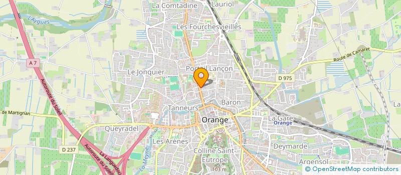 localisation de l'entreprise ARCMED  ORANGE