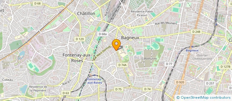 localisation de l'entreprise ARCMEDIA à FONTENAY-AUX-ROSES