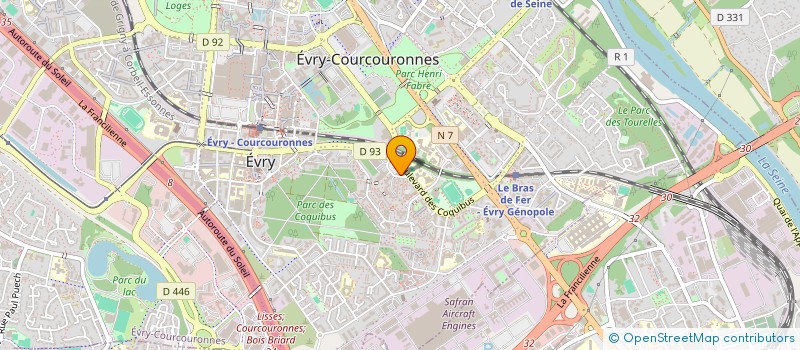 localisation de l'entreprise ARCMOAYE à EVRY-COURCOURONNES