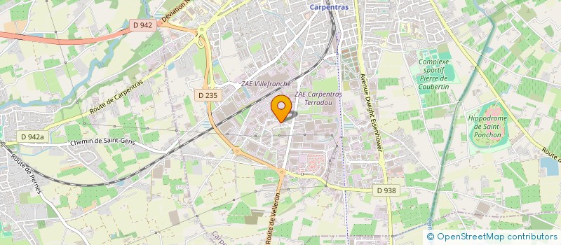 localisation de l'entreprise ARCO  CARPENTRAS