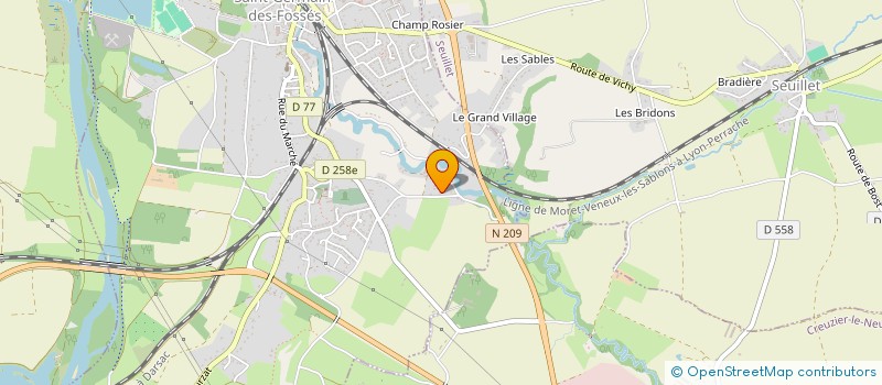 localisation de l'entreprise ARCO  SAINT-GERMAIN-DES-FOSSES