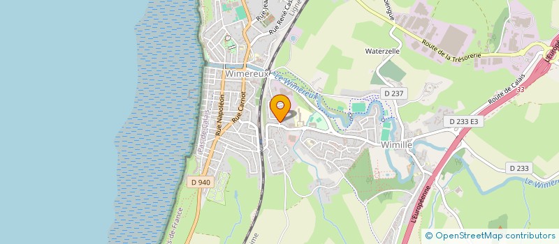 localisation de l'entreprise ARCO  WIMILLE