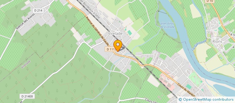 localisation de l'entreprise ARCO A AQUITAINE  VIRELADE