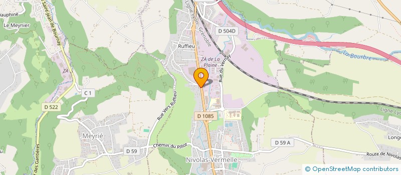 localisation de l'entreprise ARCO CONSULT  NIVOLAS-VERMELLE