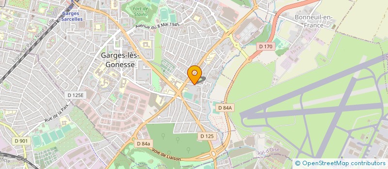 localisation de l'entreprise ARCO FIBRE  GARGES-LES-GONESSE