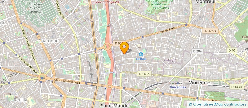 localisation de l'entreprise ARCO-IRIS à MONTREUIL