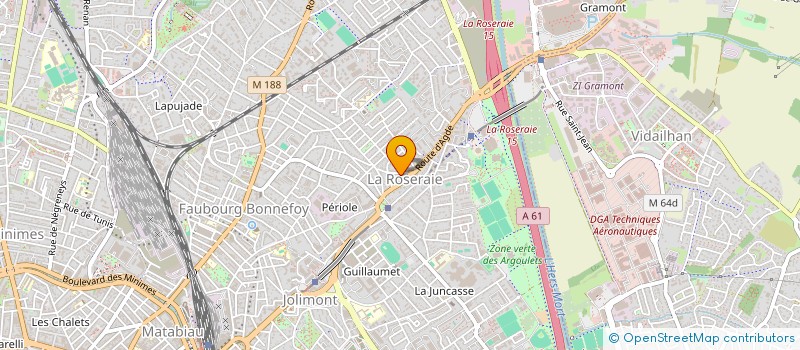 localisation de l'entreprise ARCO IRIS à TOULOUSE