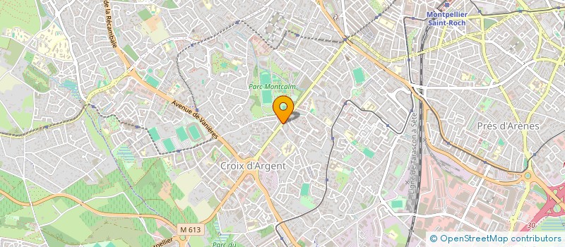 localisation de l'entreprise ARCO-IRIS à MONTPELLIER