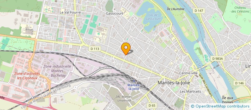 localisation de l'entreprise ARCOBAT à MANTES-LA-JOLIE