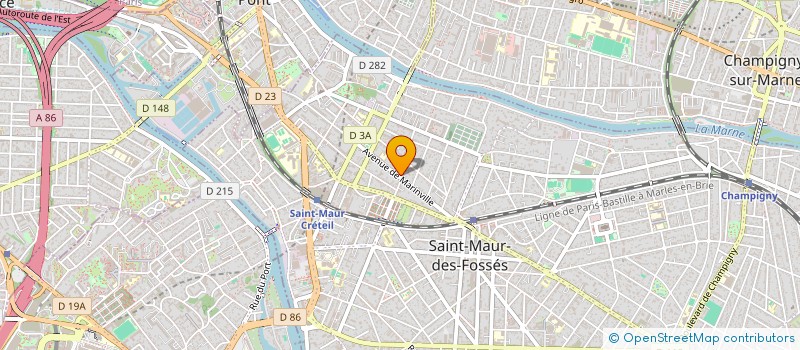 localisation de l'entreprise ARCOE2 à SAINT-MAUR-DES-FOSSES