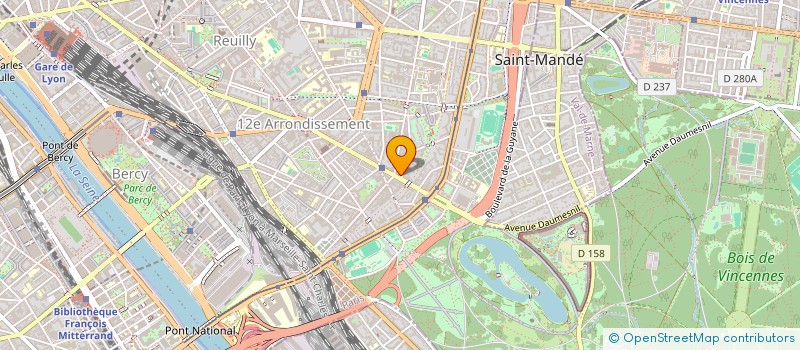 localisation de l'entreprise ARCOGE  PARIS