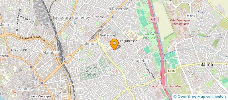 localisation de l'entreprise ARCOLAB  TOULOUSE