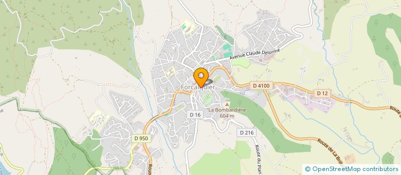 localisation de l'entreprise ARCOLAS DIFFUSION à FORCALQUIER