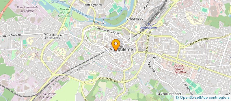 localisation de l'entreprise ARCOLE 26 à ANGOULEME