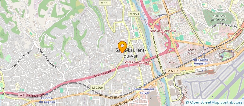 localisation de l'entreprise ARCOLE à SAINT-LAURENT-DU-VAR