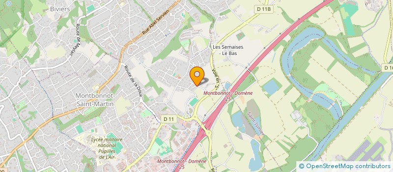 localisation de l'entreprise ARCOLE  MONTBONNOT-SAINT-MARTIN