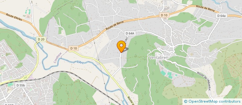 localisation de l'entreprise ARCOLE  VENTABREN