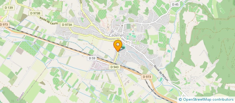 localisation de l'entreprise ARCOLE AMBULANCES à CADENET