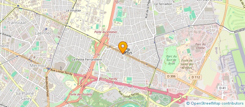 localisation de l'entreprise ARCOLE DEVELOP ETUDES REALISAT IMMOBILIE à BRON