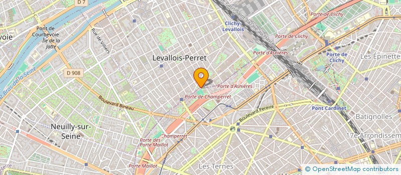 localisation de l'entreprise ARCOLIM à LEVALLOIS-PERRET