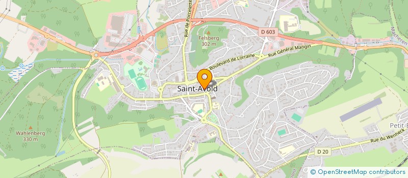 localisation de l'entreprise ARCOM à SAINT-AVOLD
