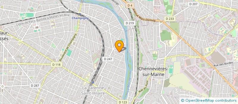 localisation de l'entreprise ARCOM à SAINT-MAUR-DES-FOSSES