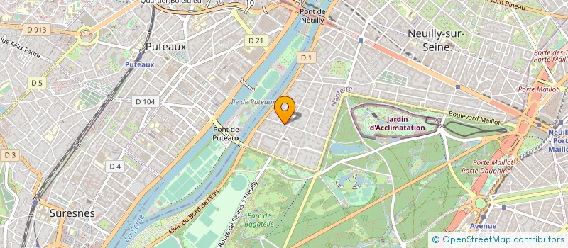 localisation de l'entreprise ARCOM à NEUILLY-SUR-SEINE