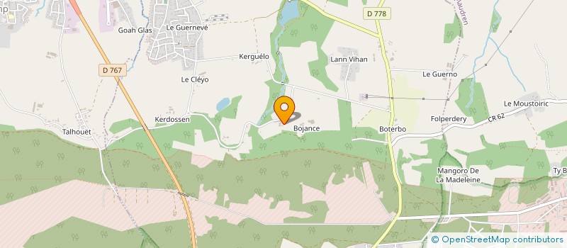 localisation de l'entreprise ARCOM  LOCQUELTAS