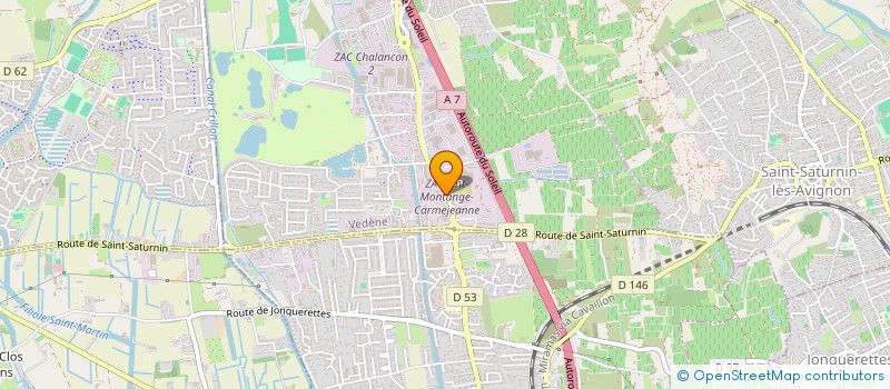 localisation de l'entreprise ARCOM VEDENE  VEDENE