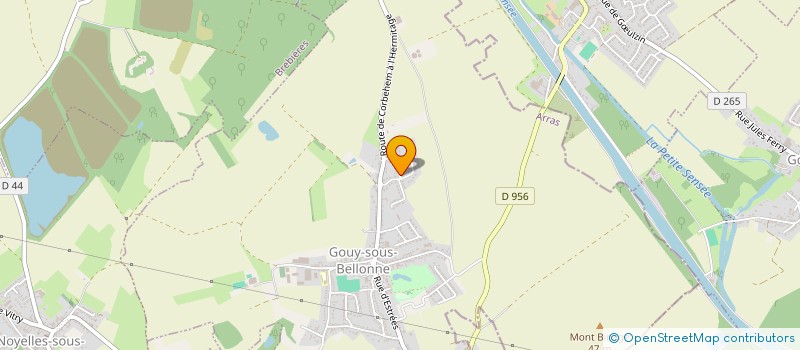 localisation de l'entreprise ARCONE  GOUY-SOUS-BELLONNE