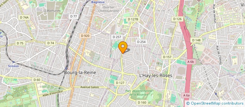 localisation de l'entreprise ARCONET FRANCE  L'HAY-LES-ROSES