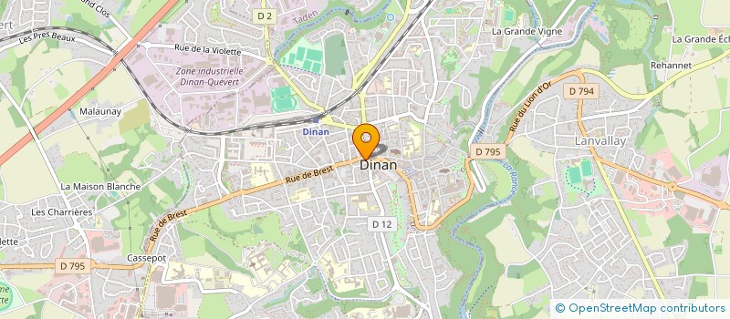 localisation de l'entreprise ARCONITA à DINAN