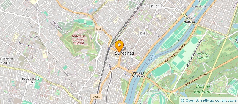 localisation de l'entreprise ARCONSILIUM COURTAGE à SURESNES