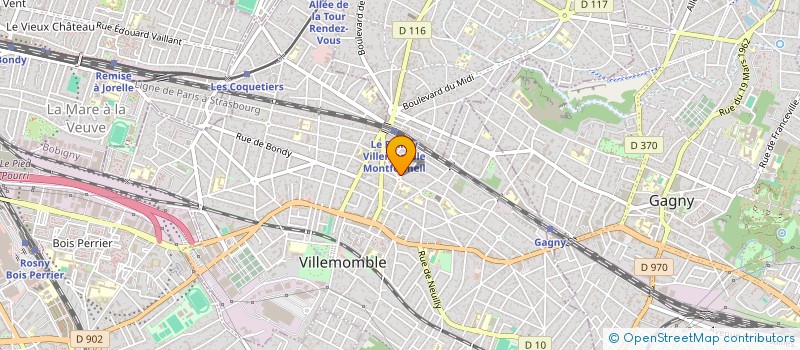 localisation de l'entreprise ARCORDANSE  VILLEMOMBLE