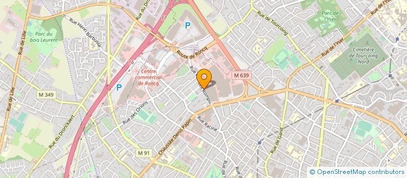 localisation de l'entreprise ARCORE à TOURCOING