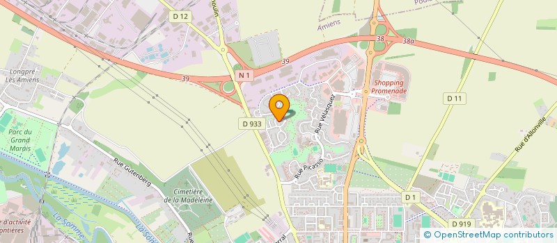 localisation de l'entreprise ARCOREL EURL  AMIENS