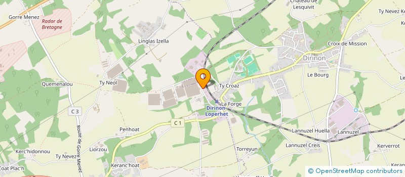 localisation de l'entreprise ARCOS  LOPERHET