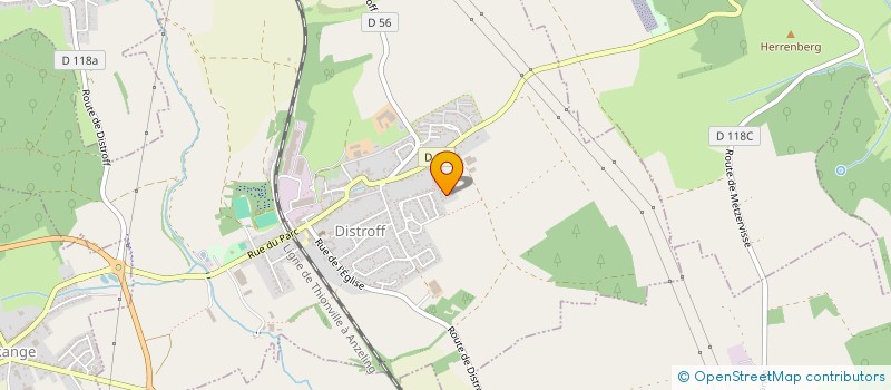 localisation de l'entreprise ARCOS REAL ESTATE - FOCH  DISTROFF