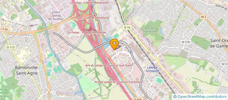 localisation de l'entreprise ARCOS TECHNOLOGIES  LABEGE