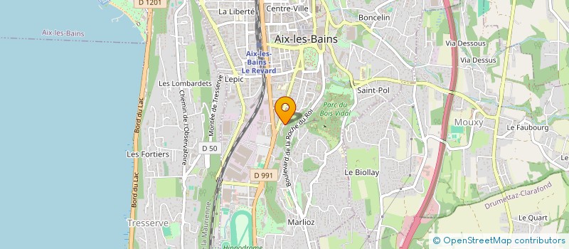 localisation de l'entreprise ARCOSE  AIX-LES-BAINS