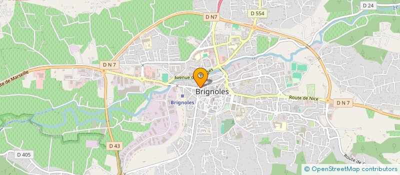 localisation de l'entreprise ARCOSOL à BRIGNOLES
