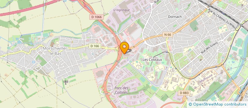 localisation de l'entreprise ARCOTEC à MULHOUSE
