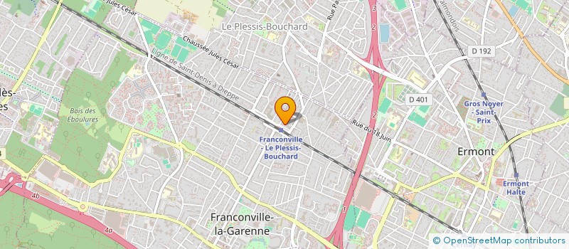 localisation de l'entreprise ARCOTECH, SERVICES INFORMATIQUES  FRANCONVILLE