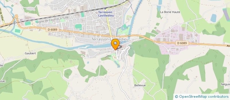 localisation de l'entreprise ARCOTOIP à TERRASSON-LAVILLEDIEU